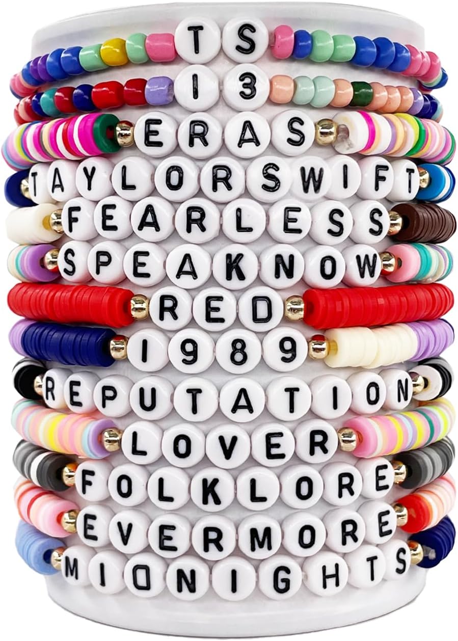 13PCS Taylor Friendship Bracelets Set, TS1-10