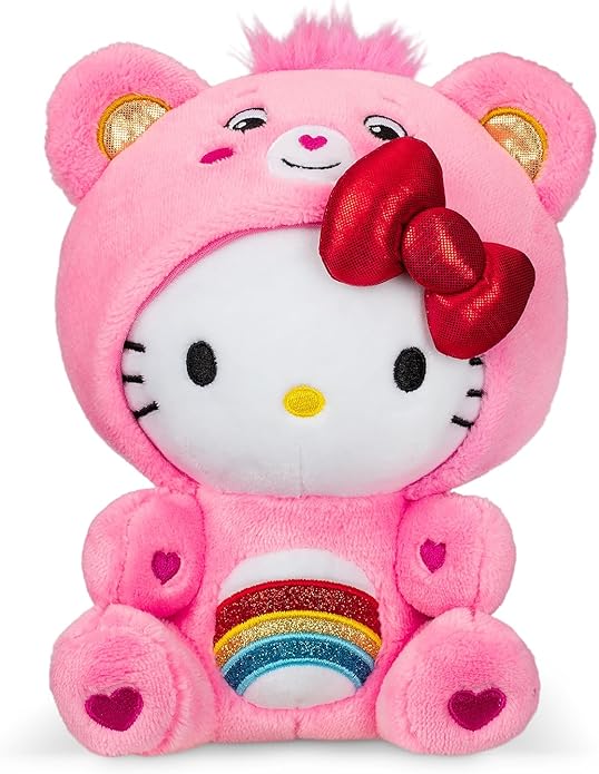 Care Bears Hello Kitty Dressed As Cheer Bear 8 Plush